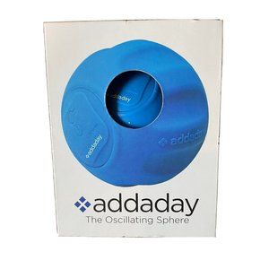 Addaday Oscillating Sphere Massager, Rechargeable For Deep Recovery, Blue - NEW